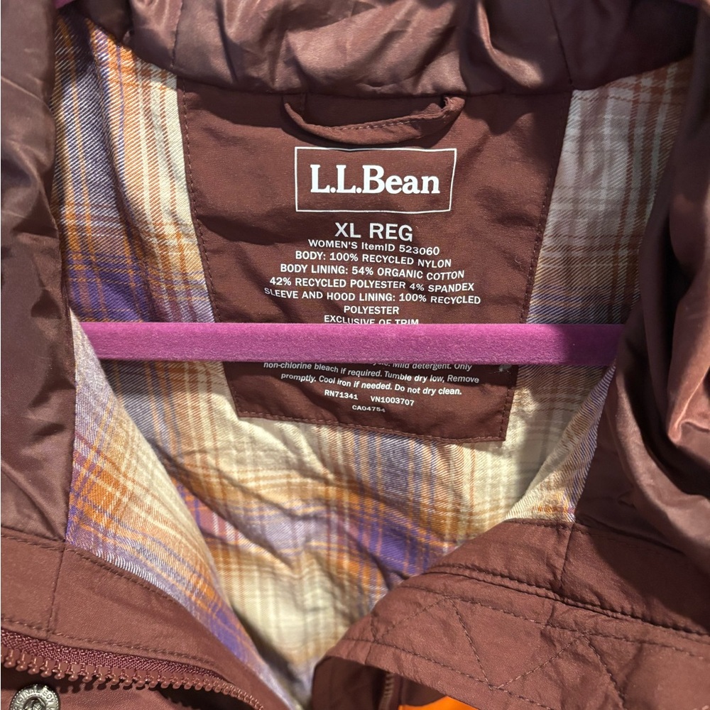 LL Bean Rain Jacket - Picture 2 of 3